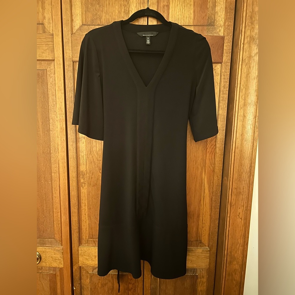 White House Black Market Women’s Sz XS Black Hippie Retro Inspired Dress